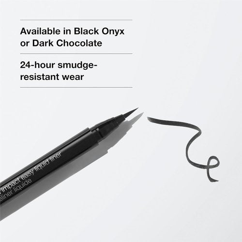 Clinique High Impact Easy Liquid Eyeliner - Waterproof, Long-Lasting & Smudge Resistant | Safe for Sensitive Eyes