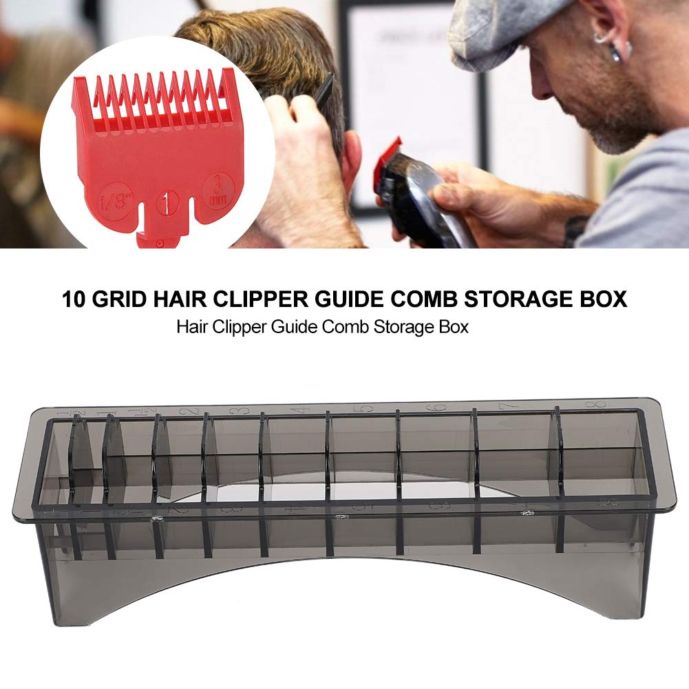 Watris Veiyi Clipper Guard Holder - Professional Case for Universal Hair Clippers & Combs