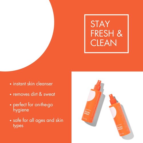 Aeromist Hypochlorous Acid Spray - 16 oz Twin Pack (2 x 8 oz) – No-Rinse Face Wash, Non-Toxic, Safe for Sensitive Skin – Perfect for Travel, Home, Gym Use - HOCL
