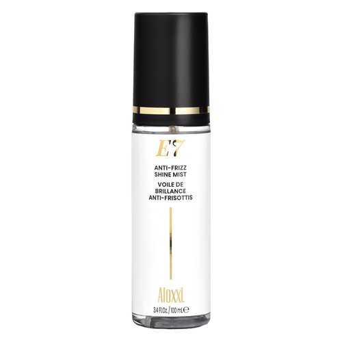 ALOXXI E7 Anti-Frizz Shine Mist, Dry Oil Hair Mist with 7 Essential Oils, Tames Frizz & Boosts Radiance, Safe for Color-Treated Hair, 3.4 Fl Oz