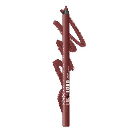 NYX Professional Makeup Line Loud Lip Liner - Longwear, Pigmented Lip Pencil with Jojoba Oil & Vitamin E | Sassy Shade