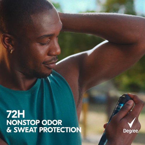 Degree Men’s Deodorant Antiperspirant Bundle – 72H Advanced Protection Dry Sprays + 72H Mini Deodorant Sticks, Cool Rush Scent (4 Piece Set)