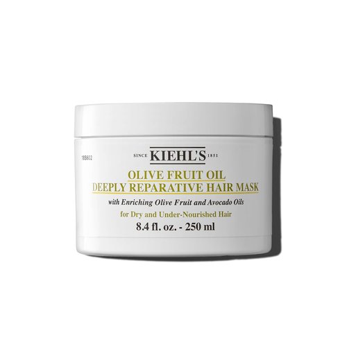 Kiehl's Olive Fruit Oil Hair Mask - Deeply Reparative Moisturizing Treatment for Dry, Damaged Hair | 8.4 fl oz