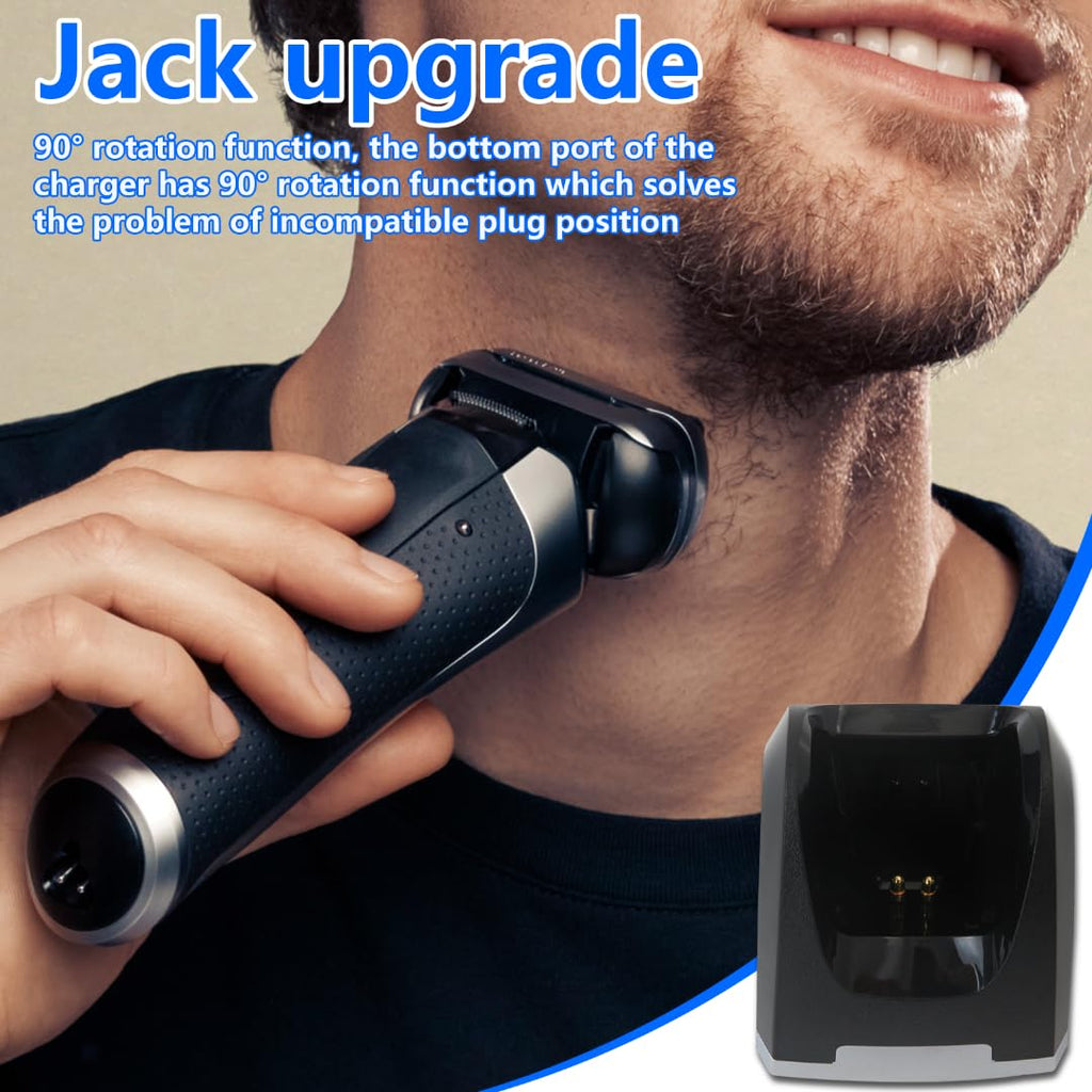 WELURE Upgraded Charger for Wahl Professional Cordless Clipper - Stable Charging Stand for Wahl, Sterling & 5-Star Cord Clipper with Non-Slip Base & Metal Counterweight