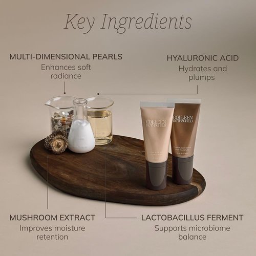 Colleen Rothschild Ethereal Glow Serum - Radiance-Boosting Skincare Elixir - Hydrating & Barrier Strengthening, 2 Shades Available