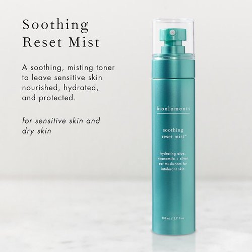 Bioelements Soothing Reset Mist - Hydrating Toner for Sensitive & Dry Skin - 3.7 oz - Vegan & Cruelty-Free