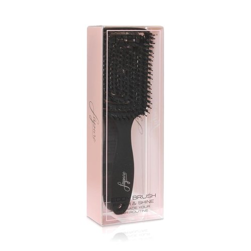 Kinetic Detangling Hair Brush - Boar & Nylon Bristles for Shiny, Smooth Hair | Flexible Body for Scalp Massage