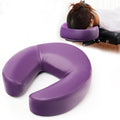 KONOVOLY Universal Headrest Face Cushion Face Pillow for Massage Table and Massage Chair, Professional Massage Table Universal Face Head Neck Rest Pad with Soft Memory Foam (Purple)