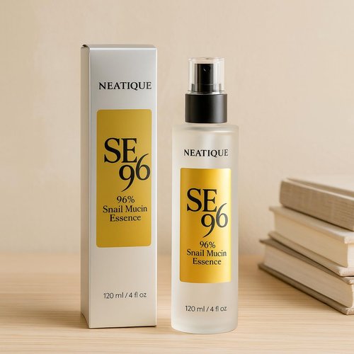 Advanced Snail 96% Mucin Power Essence 120ml, Neatique SE96 Hydrating & Repairing Snail Mucin Serum for Face with Snail Secretion Filtrate for Wrinkles & Dull Skin & Fine Lines, 4 fl.oz