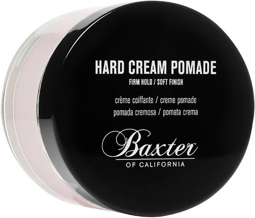 Baxter of California Hard Cream Pomade for Men - Firm Hold & Natural Finish Hair Styling Cream
