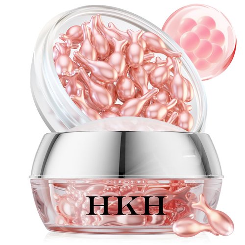 HKH Retinol Serum Capsules - Anti-Aging Face Serum with Vitamin A & E for Smoother, Firmer Skin | 38 Capsules