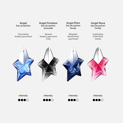 Mugler Angel Elixir Eau de Parfum - Women's Floral & Woody Perfume - Long-Lasting with Sandalwood, Amber, Vanilla