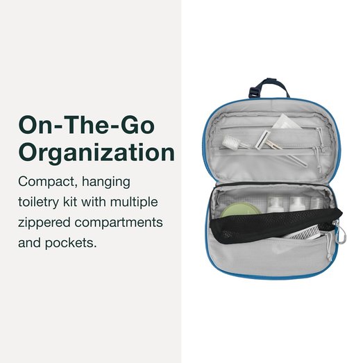 Osprey Transporter Toiletry Kit - Durable Travel Organizer for Toiletries | Compact & Lightweight Design