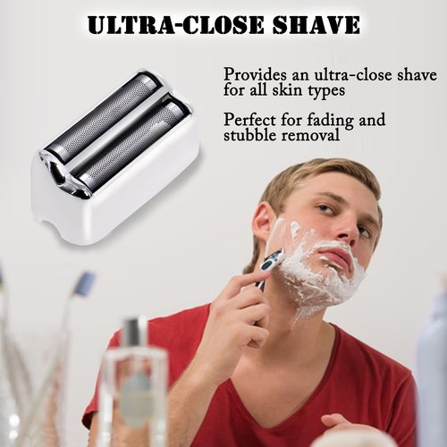 BaBylissPRO Replacement Foil & Cutters - Shaver Foil Head Kit for FXFS2 & FXFS2G - Silver