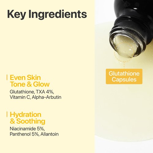 numbuzin No.5 Serum | Glutathione Vitamin Concentrated Serum 30ml Travel Set (+1ml*10ea) | Glutathione, Vitamin C, Tranexamic Acid | Hyperpigmentation, Acne Scars, Korean Skincare | 1.31 fl. oz.
