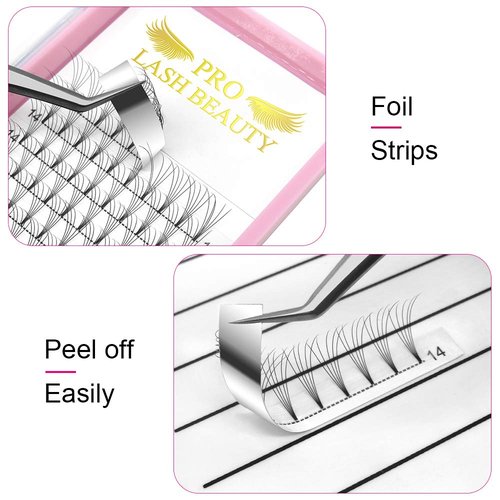 Premade Fans Eyelash Extensions 5D-D-0.07-16 Short Stem Premade Volume Eyelash Extensions 3D 5D 7D Volume Lash Extensions 9 to 20 mm Pre made Lash Fans C D Curl .07 .10(5D-D-0.07,16mm)