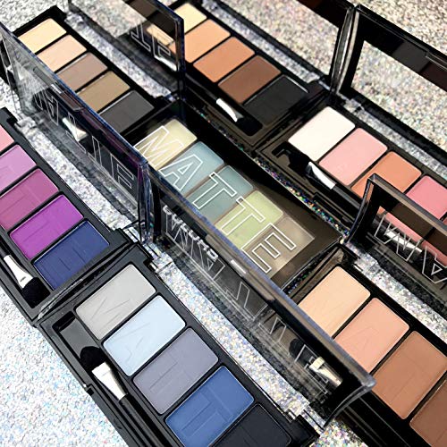 L.A. COLORS 5 Color Matte Eyeshadow Palette - Natural Linen, 0.25 Oz