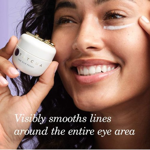 TATCHA Silk Peony Melting Under Eye Cream - Hydrating, Line-Smoothing Formula for Wrinkles | 15 ml / 0.5 oz