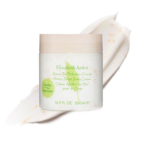 Elizabeth Arden Green Tea Pistachio Crunch Body Cream - Moisturizing Formula for Dry Skin, 16.9 oz