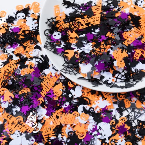 Halloween Confetti Decorations Metallic Foil Table Confetti 3000pcs/100g