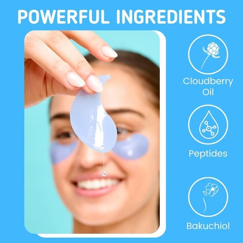 Patchology Iced Cooling Under Eye Mask Patches - Firming & Soothing Eye Gels with Peptides & Cloudberry Oil | Hydrating Eye Pads (5 Pairs)