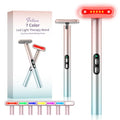 Led-Face-Wand，7 in 1 LED Light Therapy Facial Red & Blue Rejuvenation Tool