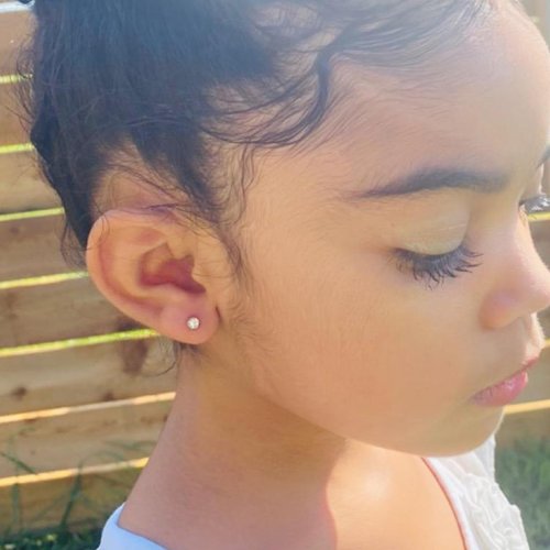 QWALIT 2 Pairs Ear Piercing Gun Kit with Self Piercing Earrings and Disposable Earring Gun