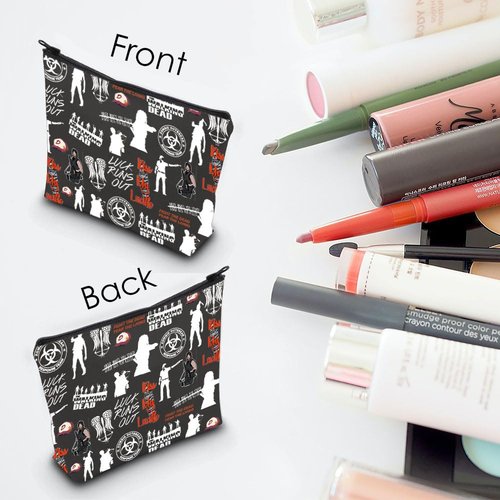 MNIGIU TV Series Cosmetic Bag TV Series Merch TV Series Fans Gift TV Series Themed Gift (Run-out Black Bag)