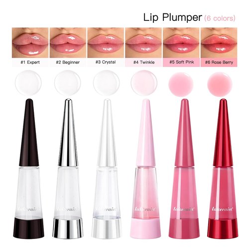 **BAISEN DIARY Plumping Lip Oil - Ultra-Hydrating Glossy Finish for Smooth, Juicy Lips | #5 Soft Pink**