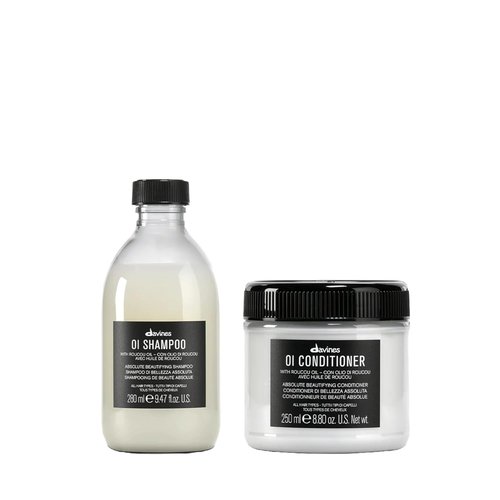 Davines OI Shampoo - Nourishing Formula for All Hair Types | Achieve Shine, Volume & Silky Smoothness