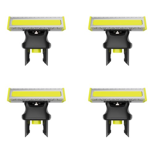 Norelco Electric Shaver Replacement Heads - Compatible with OneBlade QP Series (4 Pack)