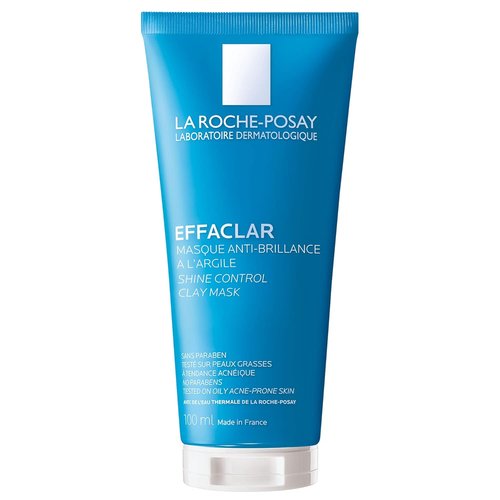 La Roche-Posay Effaclar Clay Face Mask - Unclogs Pores & Controls Shine for Oily Skin