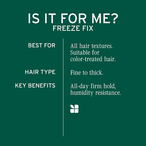Biolage Freeze Fix Hairspray - Humidity-Resistant, Fast-Drying, Strong Hold for All Hair Types | Vegan & Paraben-Free