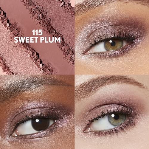 Eyeshadow Trio - Sweet Plum, Matte & Shimmer Finishes, Vegan & Talc-Free, 0.14oz - Variation 115