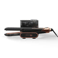 INFINITIPRO by CONAIR Steam Therapy Flat Iron - 1.5-Inch Hair Straightener for Smooth, Frizz-Free Styles