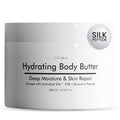 Skiennix Hydrating Silk Peptide Body Butter - Lightweight, Non-Greasy Moisturizer with Aloe Vera & Vitamin E for Sensitive Skin - Deep Nourishment & Hydration