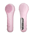 5 Modes Silicone Face Scrubber, Waterproof Face Scrubber Exfoliator for Men & Women, Rechargeable Electric Facial Cleansing Brush for Deep Cleansing, Exfoliating, Massage (Pink)