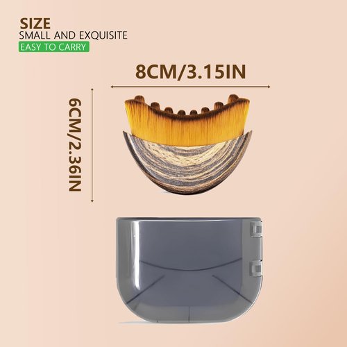 2PCS Lymphatic Contour Face Brush, Drainage Massager for Face & Neck, Chin Jawline Sculpting Tool, Ergonomic Design for Anti-Swelling & Fatigue Relief