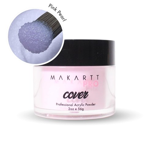 MakarttPro Acrylic Powder - Durable & Long-Lasting Formula for Nail Extensions | 56g/2oz - Pink Pearl