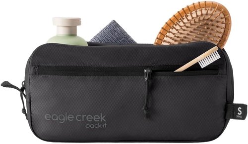 Eagle Creek Pack-It Isolate Quick Trip | Compact Water-Resistant Travel Toiletry Bag - Lightweight - Black