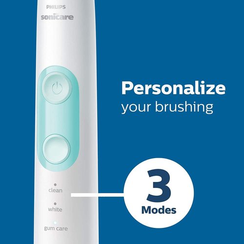 Philips Sonicare Electric Toothbrush - ProtectiveClean 5100 with Pressure Sensor & 3 Modes | White, Model HX6857/11