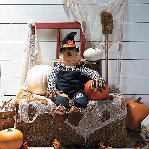 Stuff-a-Scarecrow Halloween Decor - 20x40 Inch Fall & DIY Craft