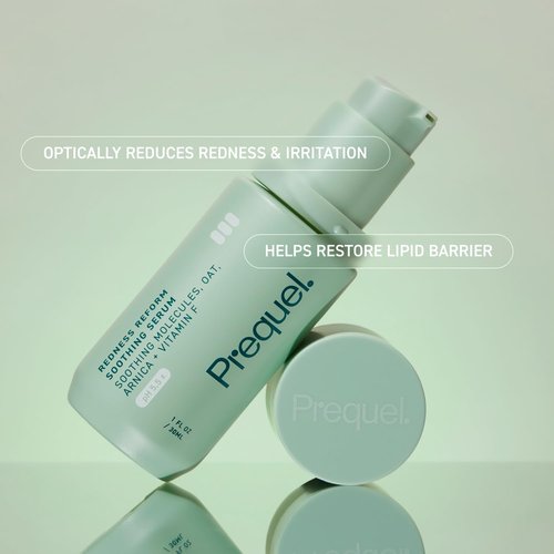 Prequel Skin Redness Reform - Calming Serum for Sensitive Skin with Oat Extract | 1oz Pump