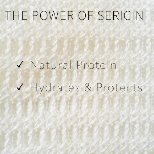 aisen Japan – Japanese Silk Sericin Body Towel, Made in Japan Exfoliating Washcloth for Sensitive Skin, Gentle Cleansing Nylon Bath Towel, Moisturizing Sericin Protein, Soft Body Scrubber