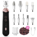 Professional Manicure Pedicure Kit, 9 in 1 Cordless Nail Drill with 100 pcs Nail Drill Bits Sanding Bands, Nail Grinder for Human, 5 Speeds, Nail Dremel Kit for Home and Salon Use