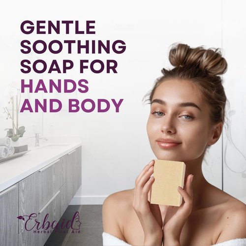 Eczema Soap Bar for Face and Body – All Natural Dermatitis, Psoriasis Treatment for Dry Itchy Sensitive Skin Relief – Gentle Detoxifying, Healing, Anti-Itch, Oatmeal Goat Milk Wash for Kids, & Adults