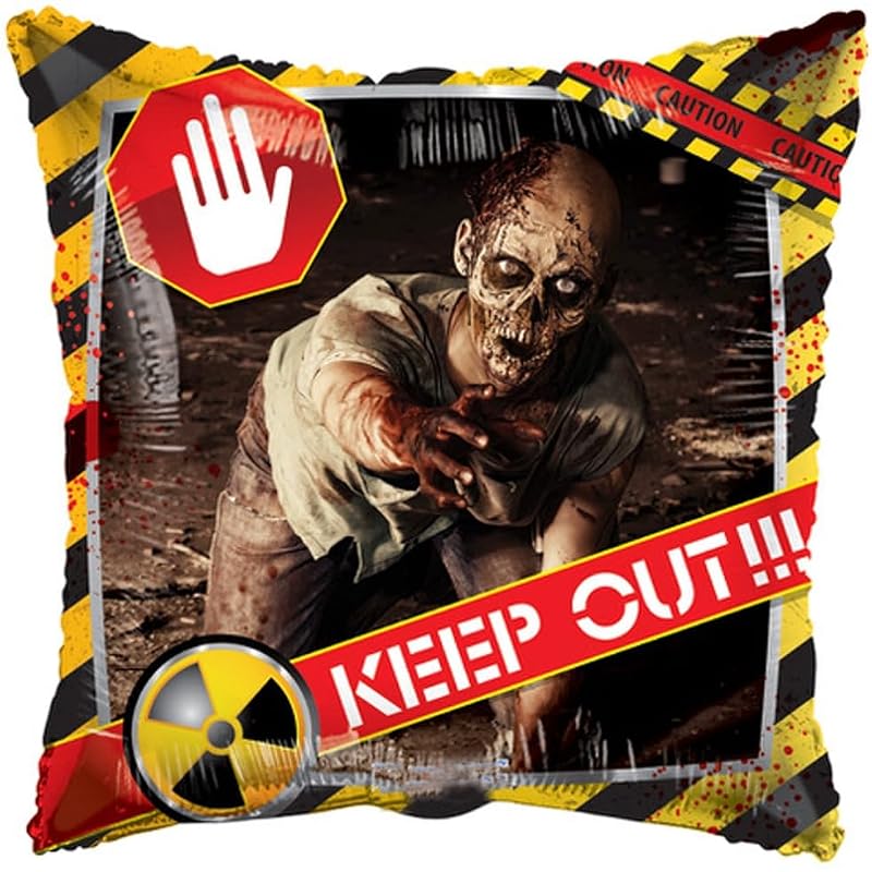 Zombie Party Balloons 10-Pack - Halloween & Birthday Decorations