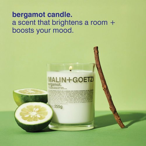 MALIN+GOETZ Bergamot Hand & Body Wash - Vitamin B5 Hydrating Treatment & Scented Candle | Bright Side