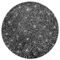 Black Rhinestone Round Placemat - 15 Inch, Elegant Table Protector - Variation: Black / 1 pcs
