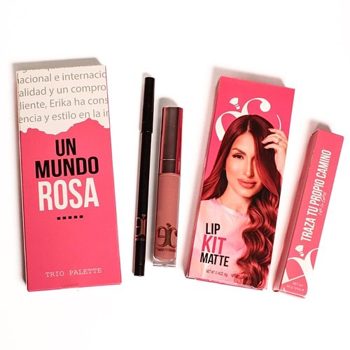 Erika's Makeup Kit - Matte Lip Kit + Gloss + Contour, Blush & Highlighter Palette